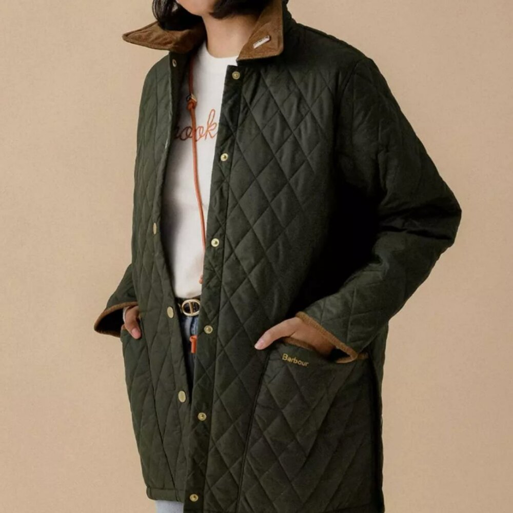 Barbour 30th Anniversary Modern Liddesdale -Olive/Clas MSRP$430 BRITISH ELEGANCE - Picture 16 of 16